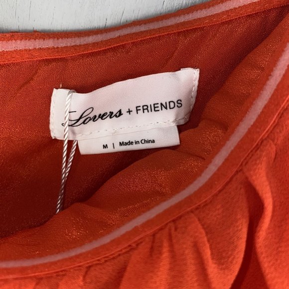 Lovers + Friends Carson Mini Dress in Blood Orange - Picture 3 of 5